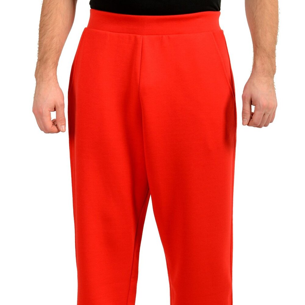Scuderia Ferrari Men's Red "Double Face Lanyard" Joggers Pants US S IT 48